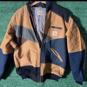 Carhartt Men’s Multi-Color Work Jacket - Brown/Blue